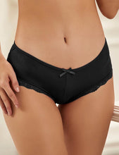 Load image into Gallery viewer, Cross Back Knickers Black (8-10) M
