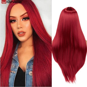 Wignee Long Straight 24" Red