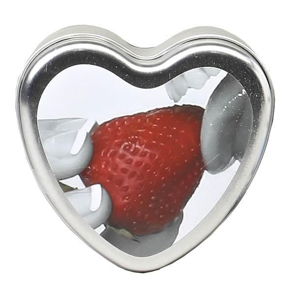 Eb Edible Heart Massage Candle Strawberry 113g