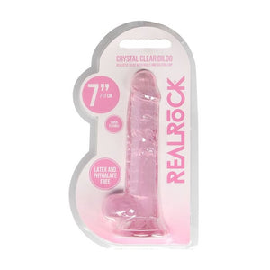 Realrock 7'' Realistic Dildo With Balls Pink