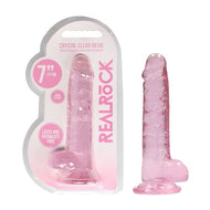 Realrock 7'' Realistic Dildo With Balls Pink