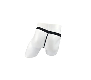 Mens Wet Look G-string With Press Stud S/m