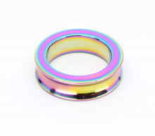 Load image into Gallery viewer, Concave Stainless Steel Cockring Rainbow 50mm
