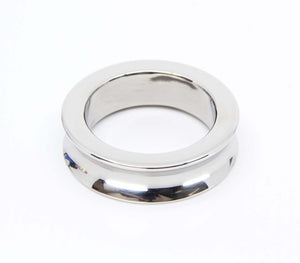 Concave Stainless Steel Cockring 40mm