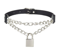 Chain Choker With Padlock