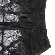 Load image into Gallery viewer, Black Lace &amp; Velour Teddy (20-22) 5xl
