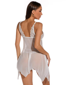 White Babydoll (12-14) Xl