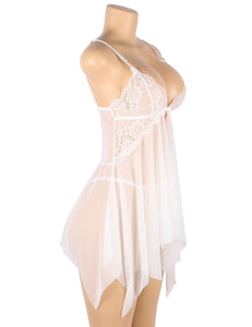 White Babydoll (12-14) Xl