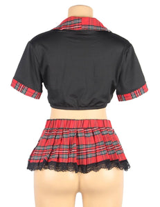 School Girl Skirt & Top (16-18) 3xl