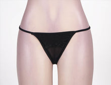 Load image into Gallery viewer, Lace Garter Panty Black (16) 2xl

