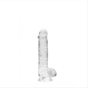 Realrock 6'' Realistic Dildo With Balls Clear