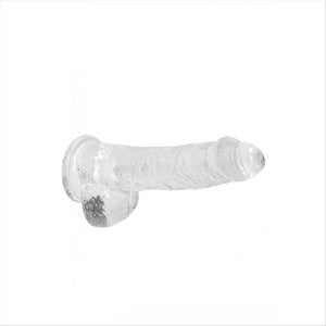 Realrock 6'' Realistic Dildo With Balls Clear
