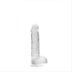 Realrock 6'' Realistic Dildo With Balls Clear