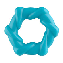 Load image into Gallery viewer, Rock Candy Taffy Twist Ring Blue
