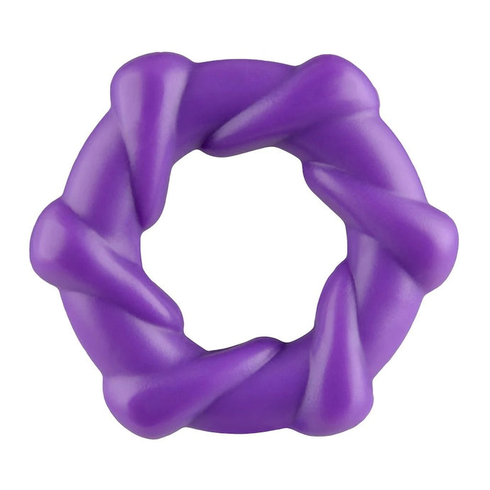 Rock Candy Taffy Twist Ring Purple