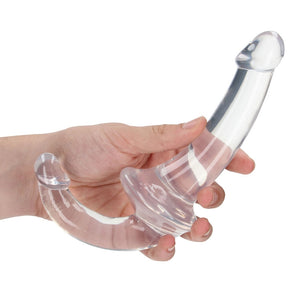 Realrock 20cm Strapless Strap-on Clear