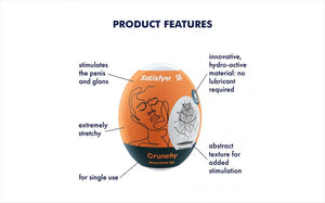 Satisfyer Masturbator Egg Crunchy