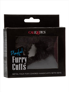 Playful Furry Cuffs Black