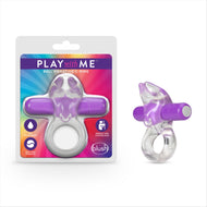 Play With Me Bull Vibrating C-ring-purple