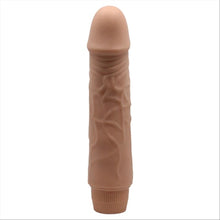 Load image into Gallery viewer, Realistic Vibrating Dildo 7.6&quot; Flesh
