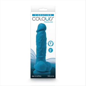 Colours Pleasures Vibrating 5'' Dong Blue