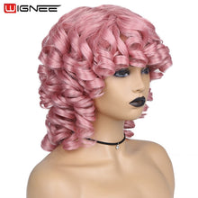 Load image into Gallery viewer, Wignee 12&quot; Short Curly Pink
