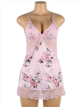 Load image into Gallery viewer, Floral Lace-up Babydoll No-underwire (16-18) 3xl
