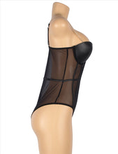 Load image into Gallery viewer, Sheer Boned Underwire Bodysuit (8-10) M
