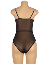 Load image into Gallery viewer, Sheer Boned Underwire Bodysuit (12-14) Xl
