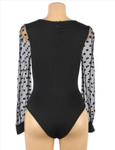 Load image into Gallery viewer, Polka Dot Sleeve Bodysuit (10-12) L
