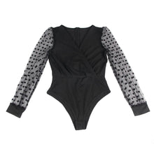 Load image into Gallery viewer, Polka Dot Sleeve Bodysuit (10-12) L
