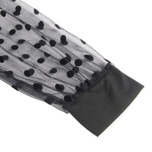 Polka Dot Sleeve Bodysuit (10-12) L