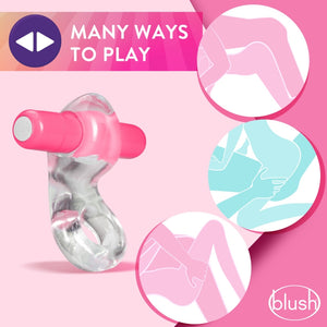 Play With Me Delight Vibrating C-ring (pink)