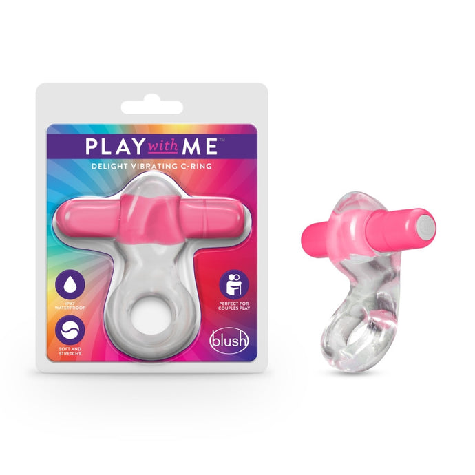 Play With Me Delight Vibrating C-ring (pink)