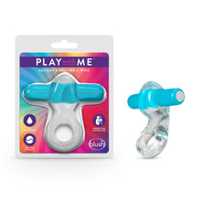 Load image into Gallery viewer, Play With Me Delight Vibrating C-ring Blue
