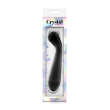 Load image into Gallery viewer, Crystal Gspot Wand Charcoal Glass
