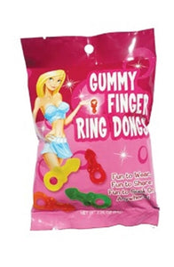 Gummy Finger Ring Dong