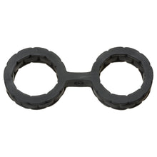 Load image into Gallery viewer, Japanese Bondage Silicone Cuffs Small Black

