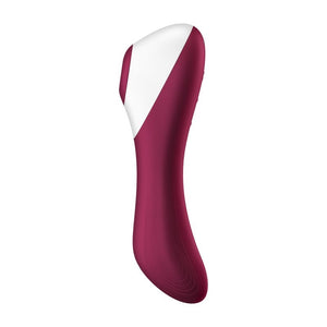 Satisfyer Dual Crush Air Pulse Vibrator Burgundy