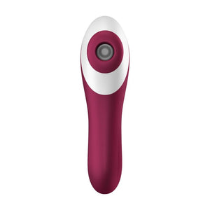 Satisfyer Dual Crush Air Pulse Vibrator Burgundy