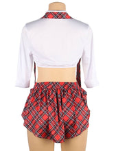 Load image into Gallery viewer, School Girl Hot Pants &amp; Top (12-14) Xl
