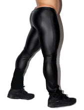 Load image into Gallery viewer, Men‘s Leather Look Open Crotch Pants (32-34) Xl
