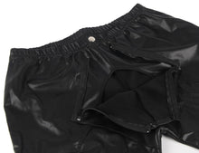 Load image into Gallery viewer, Men‘s Leather Look Open Crotch Pants (32-34) Xl
