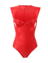 Load image into Gallery viewer, Red Open Bust Teddy  (20-22) 5xl
