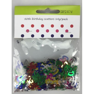 50th Birthday Scatters 14g