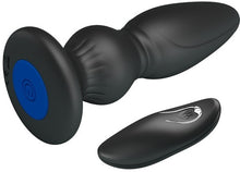 Load image into Gallery viewer, Mr Play Powerful Vibrating Anal Plug Black
