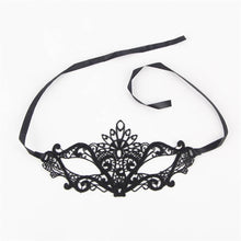 Load image into Gallery viewer, Enchanting Black Lace Eye Mask #3

