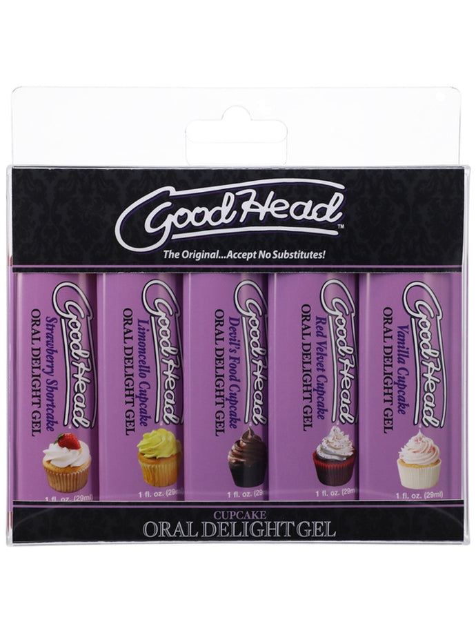 Goodhead Oral Delight Gel Cupcake 5 Pack 1 Fl Oz