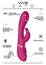 Load image into Gallery viewer, Vive Cato Pulse G-spot Rabbit Pink
