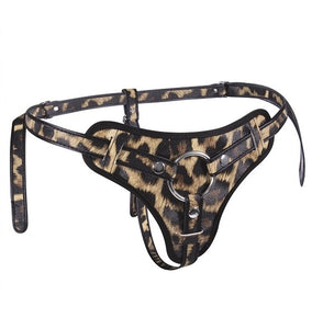 Leopard Frenzy Deluxe Strap-on Harness